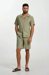 Olive Overhemd Maseer