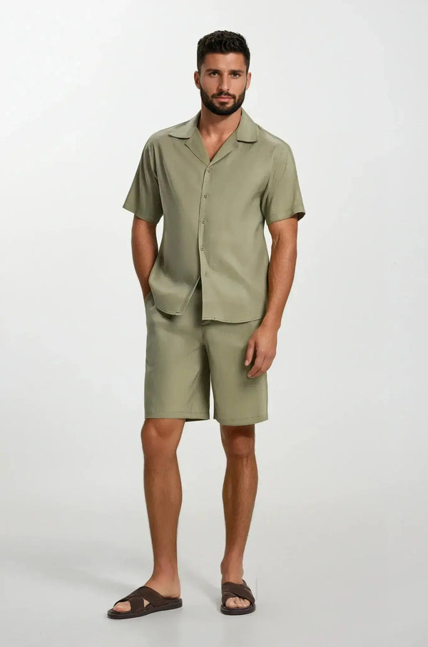 Olive Overhemd Maseer