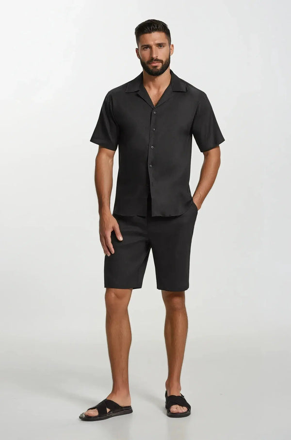 Ink Black Shorts Maseer
