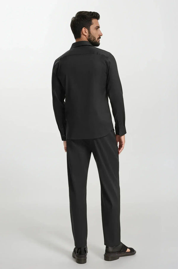 Ink Black Broek Maseer