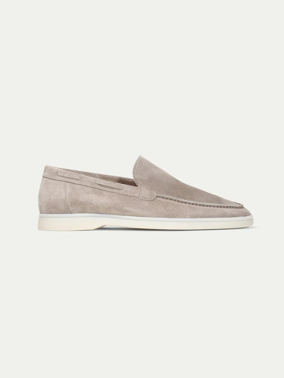 Light Beige Loafers – Luxurious Suede Loafers Maseer