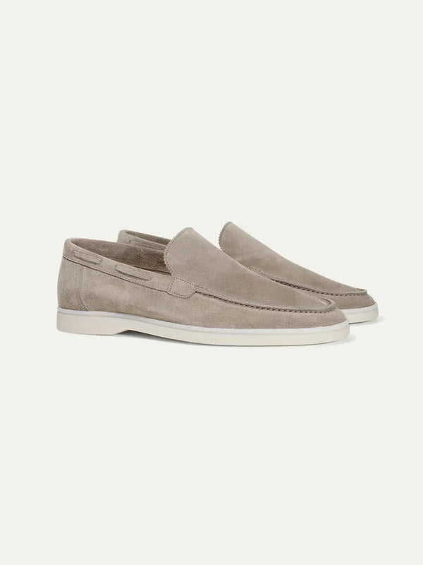 Light Beige Loafers – Luxurious Suede Loafers Maseer