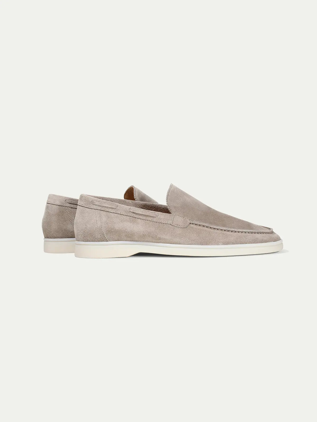 Light Beige Loafers – Luxurious Suede Loafers Maseer