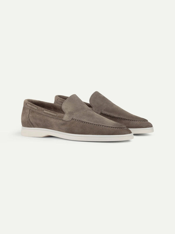 Light Brown Loafers – Premium Suede Loafers Maseer