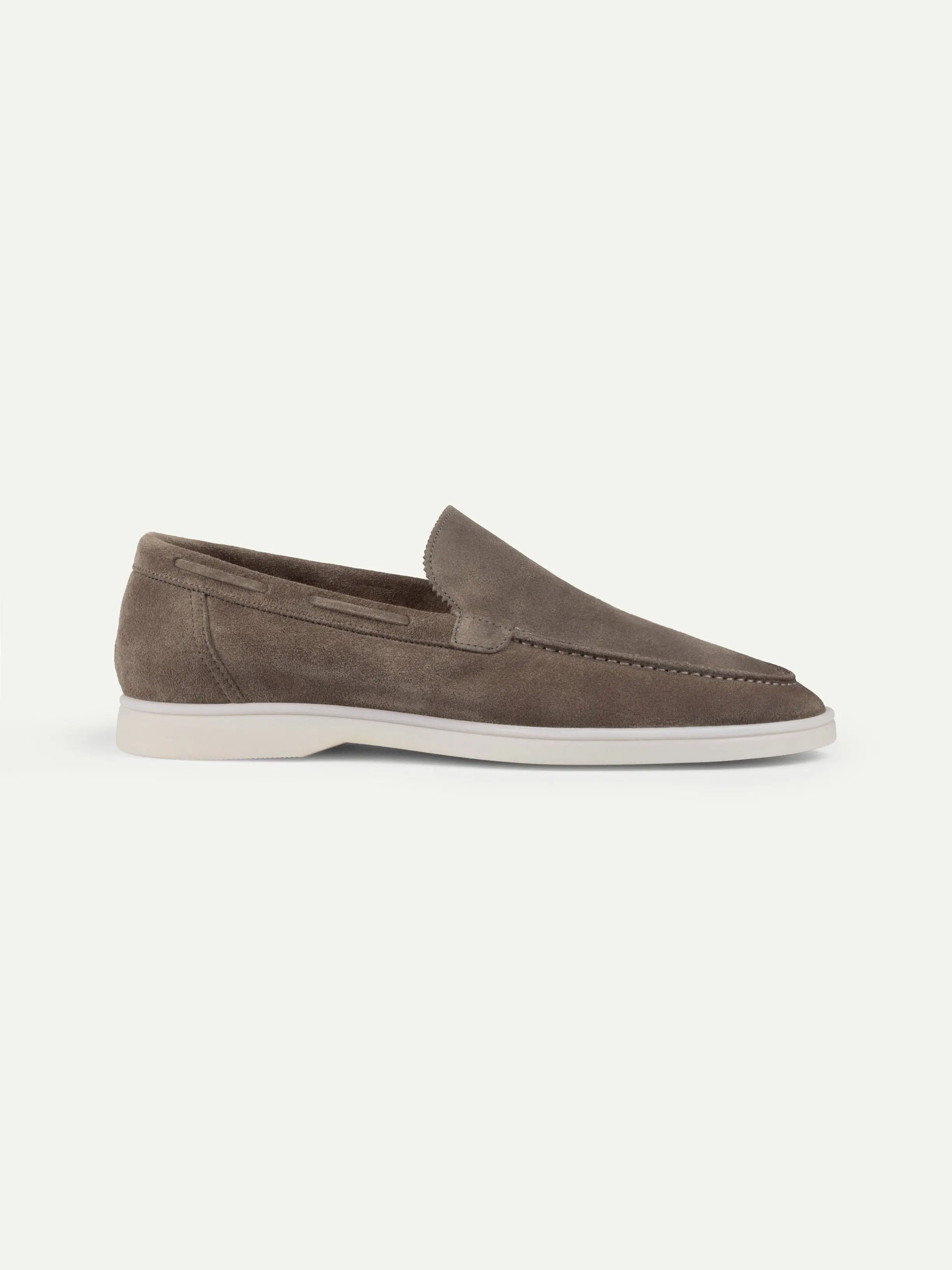 Light Brown Loafers – Premium Suede Loafers Maseer