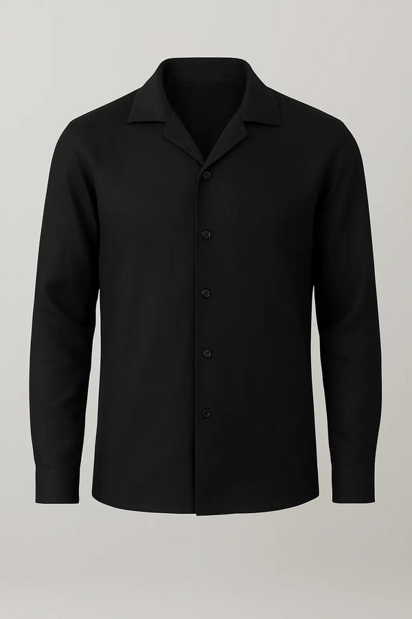 Ink Black Overhemd Maseer