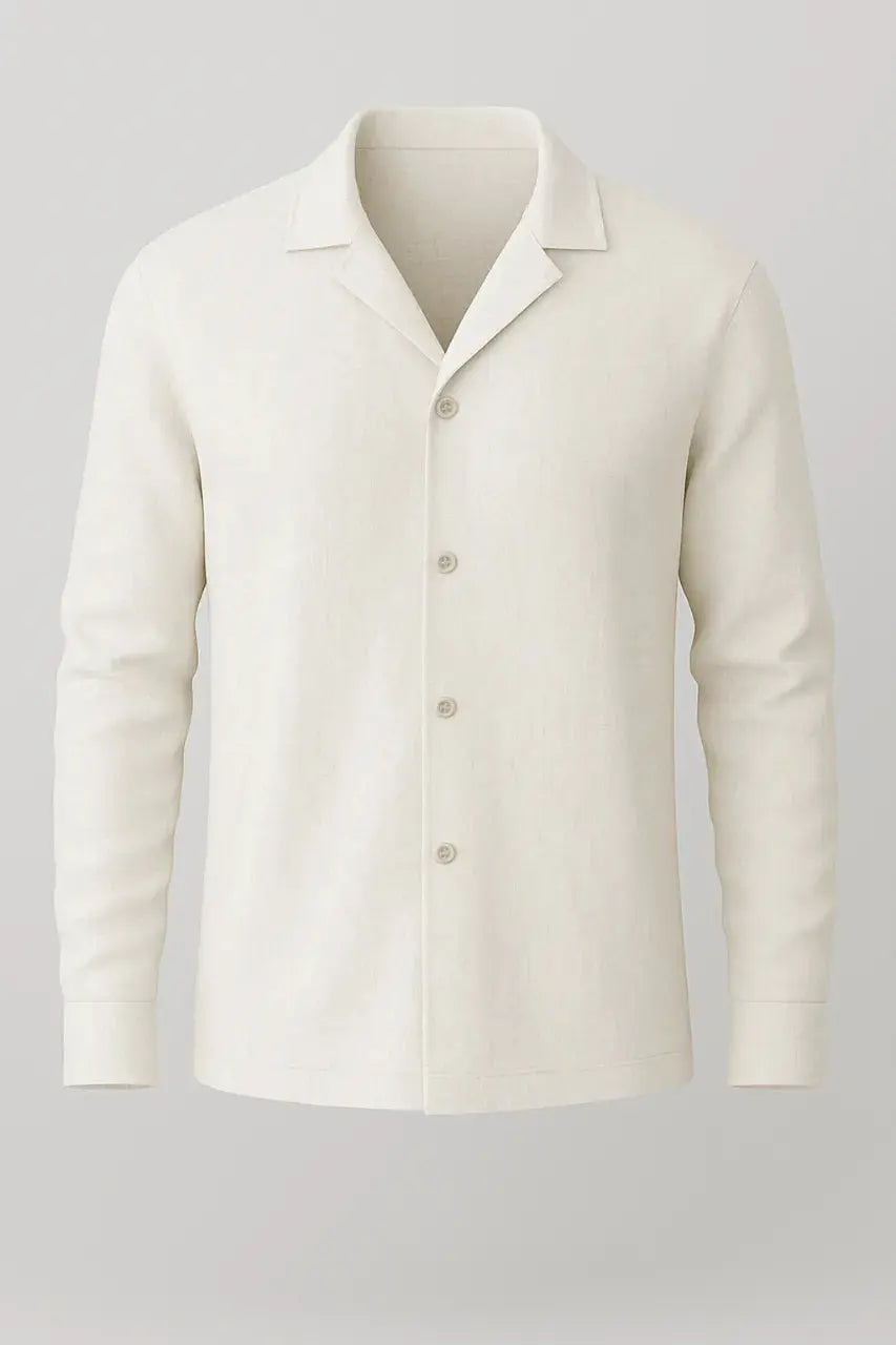 Porcelain Overhemd – Lightweight Linen Shirt Maseer