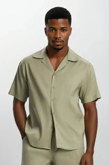 Olive Overhemd Maseer