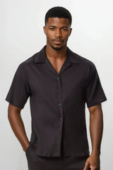 Ink Black Overhemd Maseer