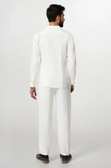 Porcelain Overhemd – Lightweight Linen Shirt Maseer